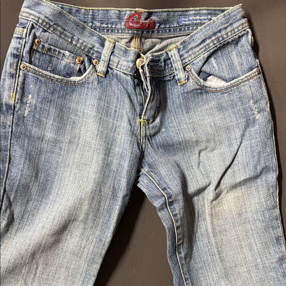 Y2K Retro Blue Women's flare Jeans